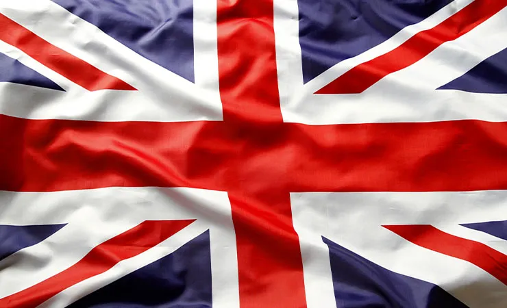 United Kingdom Flag - International debt collection